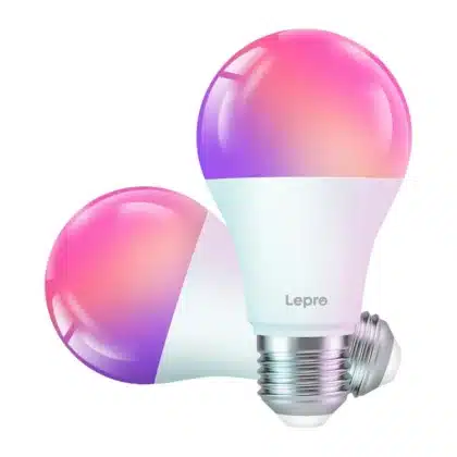 LEPRO B1-EU-2 Έξυπνοι Λαμπτήρες LED E27 Wi-Fi, Σετ 2 Τεμαχίων