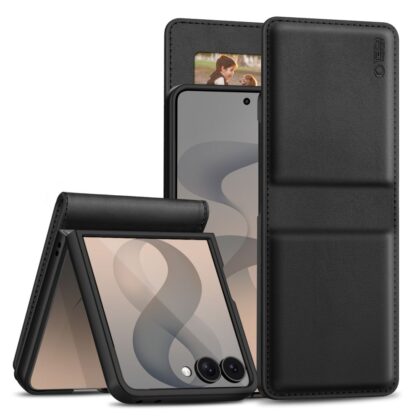 TECH-PROTECT WALLET - θήκη για Samsung Galaxy Z Flip8 - Μαύρο