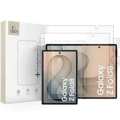 TECH-PROTECT Easy Set Foil & Glass Fit+ 4in1 Μεμβράνη για Galaxy Z Fold 8, Διάφανο