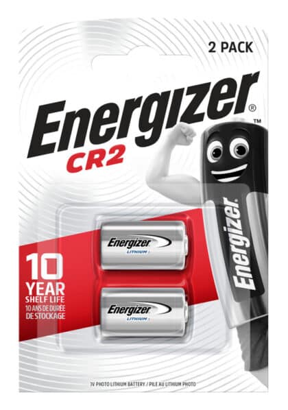 Energizer CR2 Μπαταρίες Λιθίου 3V, 2 Τεμάχια