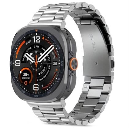 TECH-PROTECT Stainless Μπεζέλα για Samsung Galaxy Watch Ultra 1 / 2 (2024-2026), 47 mm, Ασημί