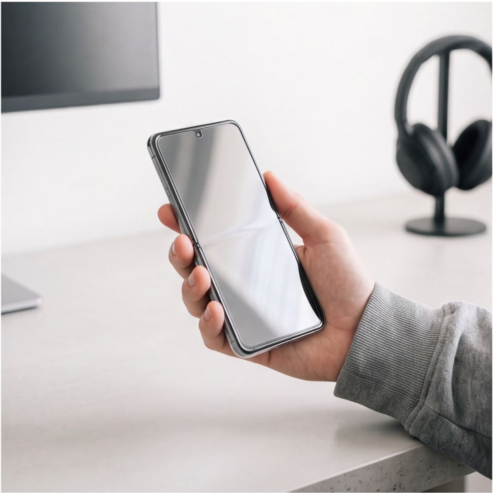 Tech-Protect Easy Set Foil & Glass Fit+ 4in1 Galaxy Z Flip 7 / 8 Clear Zestaw Προστασίας - Image 3