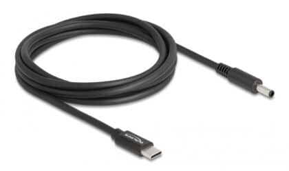 Delock Καλώδιο Τροφοδοσίας Laptop USB-C σε Dell 4.5x3mm, 1.5m, Μαύρο