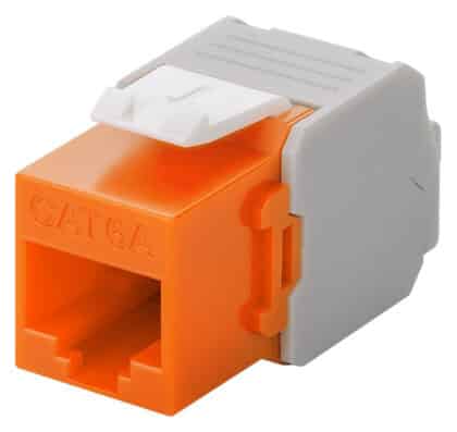 GOOBAY Keystone Module RJ45 CAT 6A UTP 90690, Πορτοκαλί