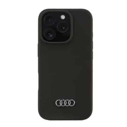 Audi Θήκη Σιλικόνης iPhone 16 Pro 6.3" μαύρο hardcase AU-LSRIP16P-Q3/D1-BK