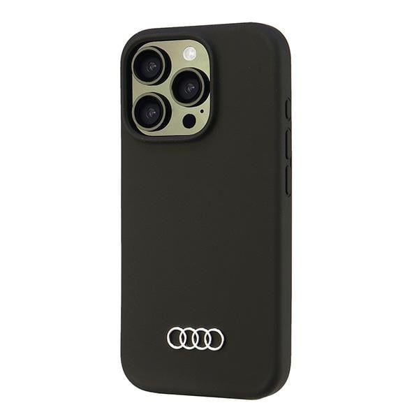 Audi Θήκη Σιλικόνης iPhone 16 Pro 6.3" μαύρο hardcase AU-LSRIP16P-Q3/D1-BK - Image 3