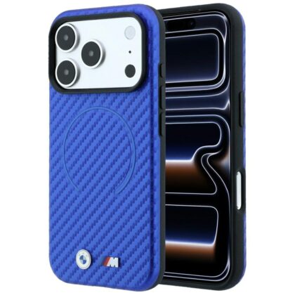 BMW M Carbon Printed Ring MagSafe - θήκη για Apple iPhone 17 Pro Max - Μπλε