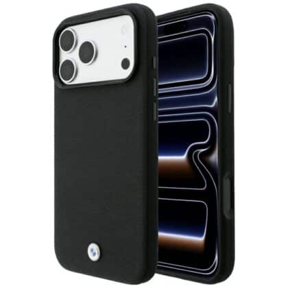 BMW Kevlar Metal Logo MagSafe - θήκη για Apple iPhone 18 Pro / 17 Pro - Μαύρο