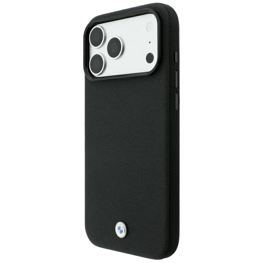 BMW Kevlar Metal Logo MagSafe - θήκη για Apple iPhone 18 Pro / 17 - Μαύρο - Image 2