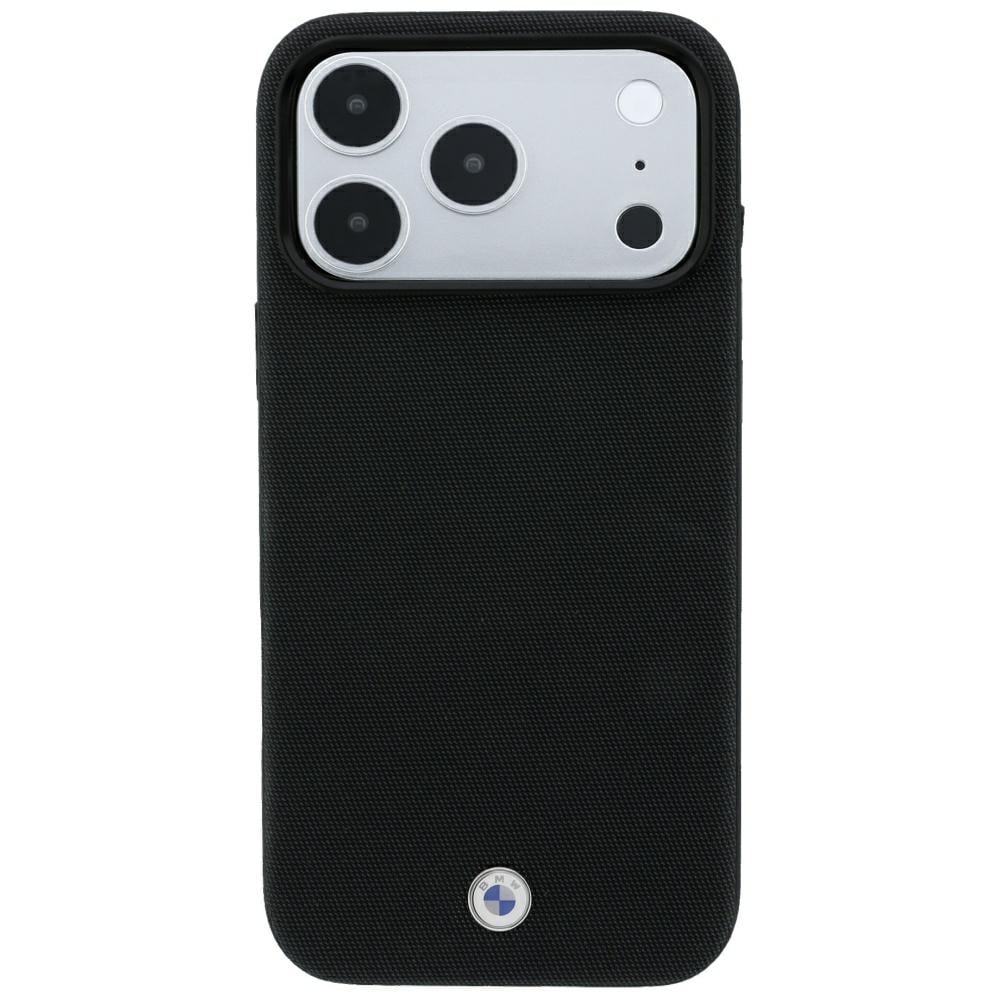 BMW Kevlar Metal Logo MagSafe - θήκη για Apple iPhone 18 Pro / 17 - Μαύρο - Image 3