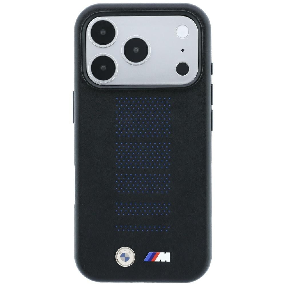 BMW M Blue Perfo Metal Logo MagSafe - θήκη για Apple iPhone 18 Pro / 17 - Μαύρο - Image 3