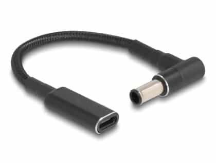Powertech CAB-UC065 Αντάπτορας Τροφοδοσίας Laptop, USB-C σε Sony 6.0x4.3mm, Μαύρος