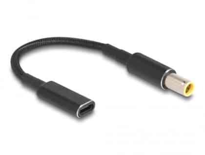 Powertech CAB-UC067 Αντάπτορας Τροφοδοσίας Laptop USB-C σε IBM 7.9x5.5mm, Μαύρος