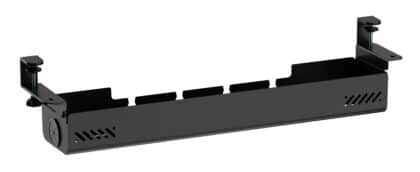 BRATECK CC11-22-2 Διαχείριση Καλωδίων Γραφείου, Μεταλλική, 894x167x196mm, Μαύρη