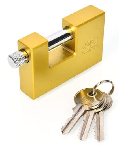 Deli DL508306 Λουκέτο Τάκου 60mm Heavy Duty με Κλειδί