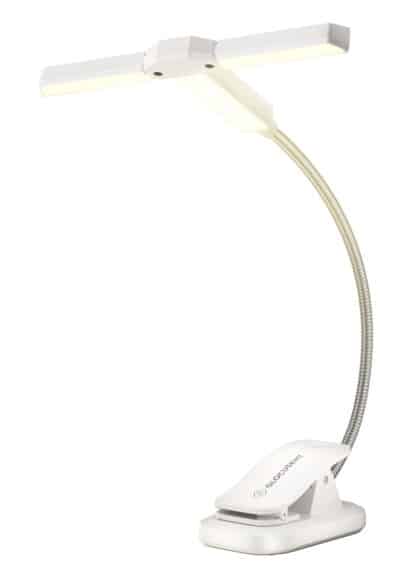 Glocusent GLCSNTA2303 Φακός Διαβάσματος LED, Επαναφορτιζόμενος έως 50lm, Λευκός