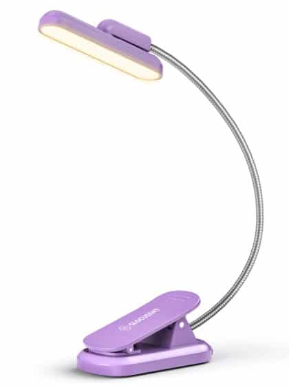 Glocusent GLCSNTA2402 Φακός Διαβάσματος LED, Επαναφορτιζόμενος 60lm, Μωβ