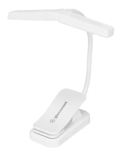 Glocusent GLCSNTA2902 LED Φακός Διαβάσματος Επαναφορτιζόμενος 63lm, Λευκός