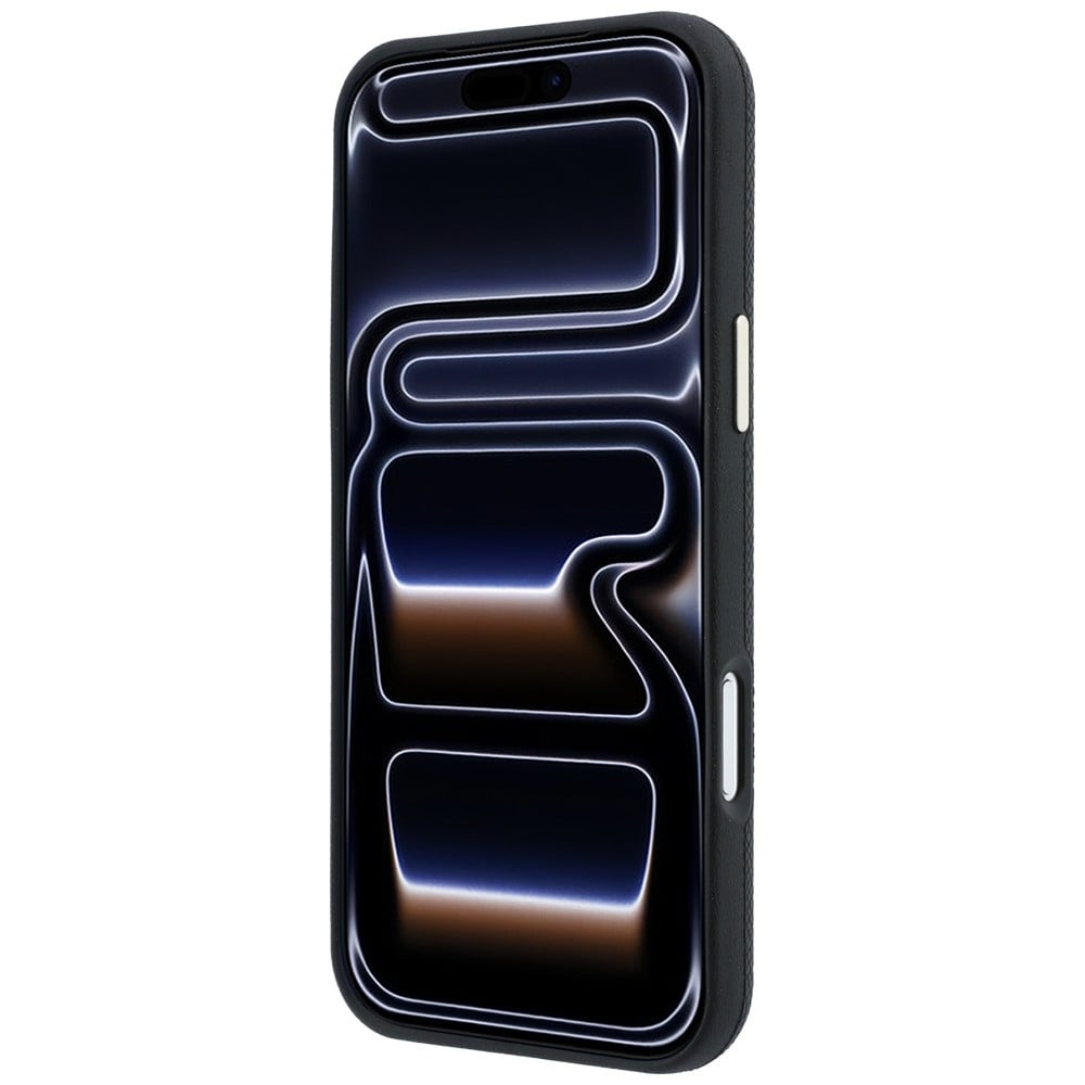 Guess Grained Round Strass Logo MagSafe - θήκη για Apple iPhone 18 Pro Max / 17 - Μαύρο - Image 5