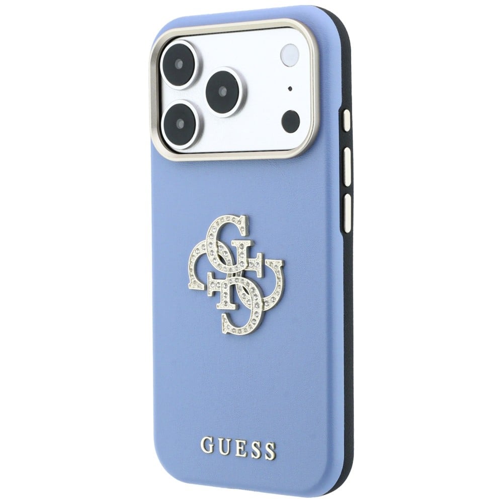 Guess Smooth & Big Strass Logo - θήκη για Apple iPhone 18 Pro / 17 - Μπλε - Image 2