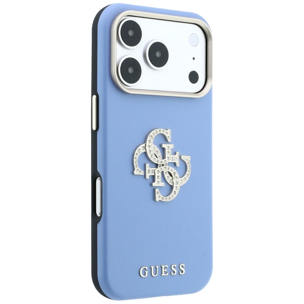 Guess Smooth & Big Strass Logo - θήκη για Apple iPhone 18 Pro / 17 - Μπλε - Image 4