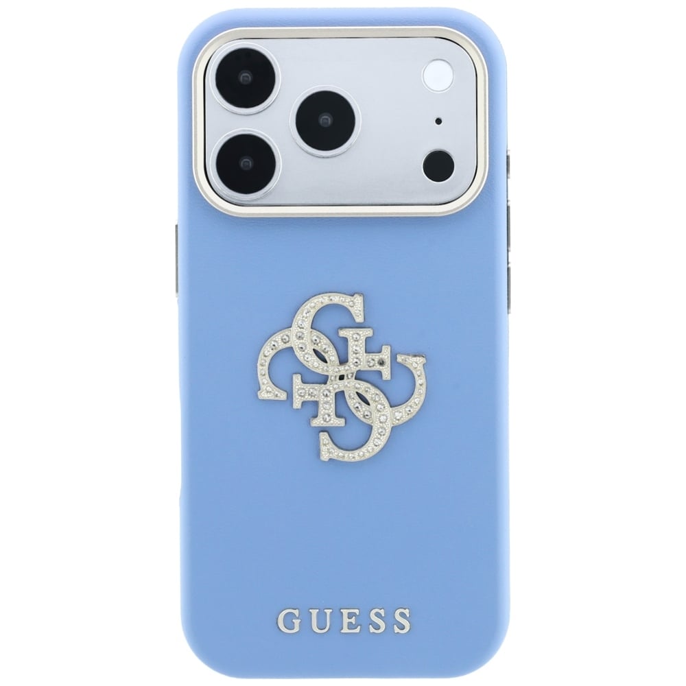 Guess Guess Smooth & Big Strass Logo - θήκη για Apple iPhone 18 Pro Max / 17 - Μπλε - Image 3