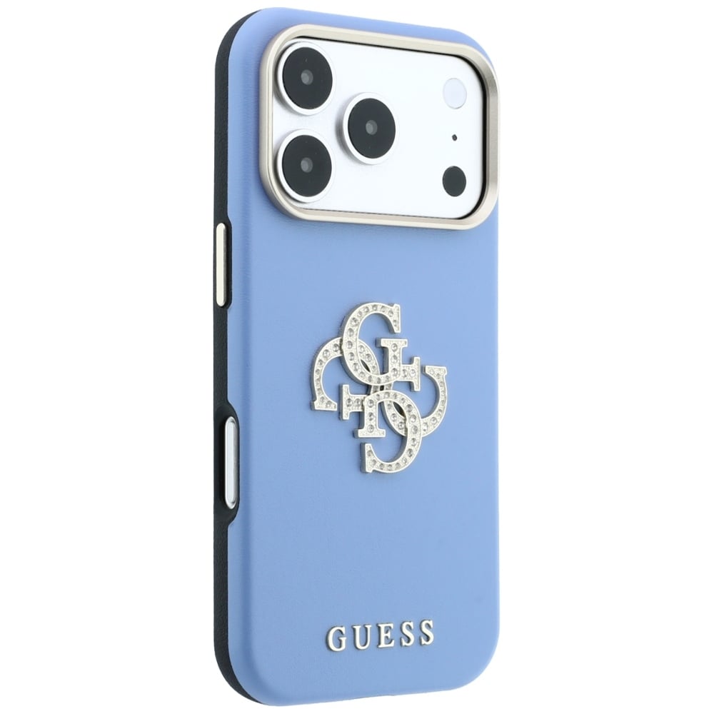 Guess Guess Smooth & Big Strass Logo - θήκη για Apple iPhone 18 Pro Max / 17 - Μπλε - Image 4