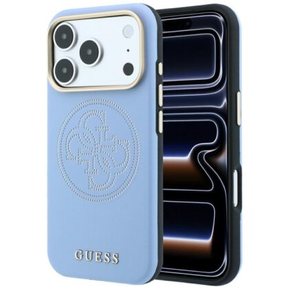 Guess Perforated 4G - θήκη για Apple iPhone 17 Pro Max - Μπλε