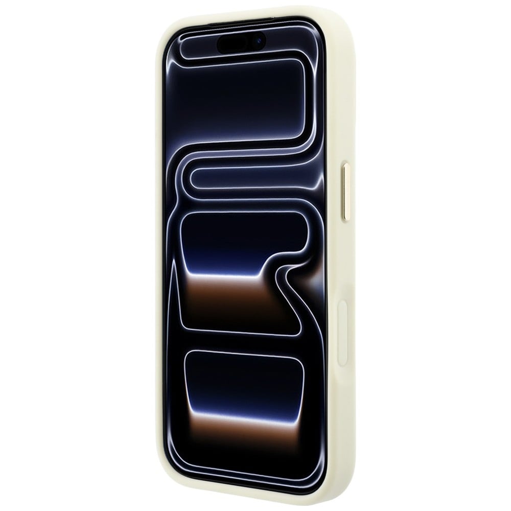 Guess Ring Stand 360 Grained Classic Logo MagSafe - θήκη για Apple iPhone 18 Pro Max / 17 - Μπεζ - Image 5