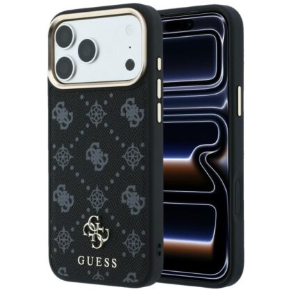 Guess Peony 4G Small Logo - θήκη για Apple iPhone 18 Pro Max / 17 Pro Max - Μαύρο