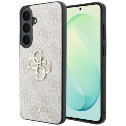 Guess Leather 4G Metal Logo θήκη για Samsung Galaxy S26 FE ροζ