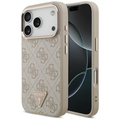 Guess Guess 4G Triangle Logo MagSafe - θήκη για Apple iPhone 18 Pro / 17 Pro - Ροζ