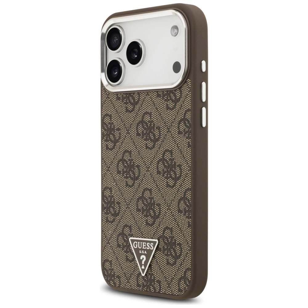 Guess Guess 4G Triangle Logo MagSafe - θήκη για Apple iPhone 18 Pro Max / 17 - Καφέ - Image 2