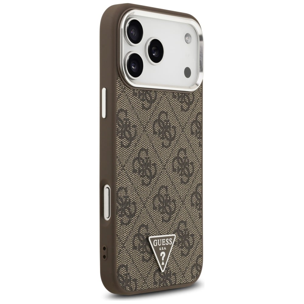Guess Guess 4G Triangle Logo MagSafe - θήκη για Apple iPhone 18 Pro Max / 17 - Καφέ - Image 4