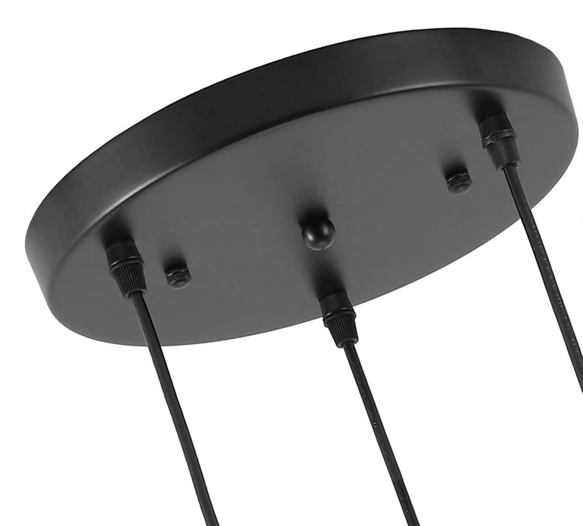 POWERTECH φωτιστικό οροφής HLL-0004 τρίφωτο E27 μεταλλικό Φ20 μαύρο - Image 3