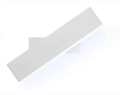 Powertech HLL-0171 Φωτιστικό Τοίχου LED, 15W, 4000K, 1200lm, Περιστρεφόμενο, Λευκό