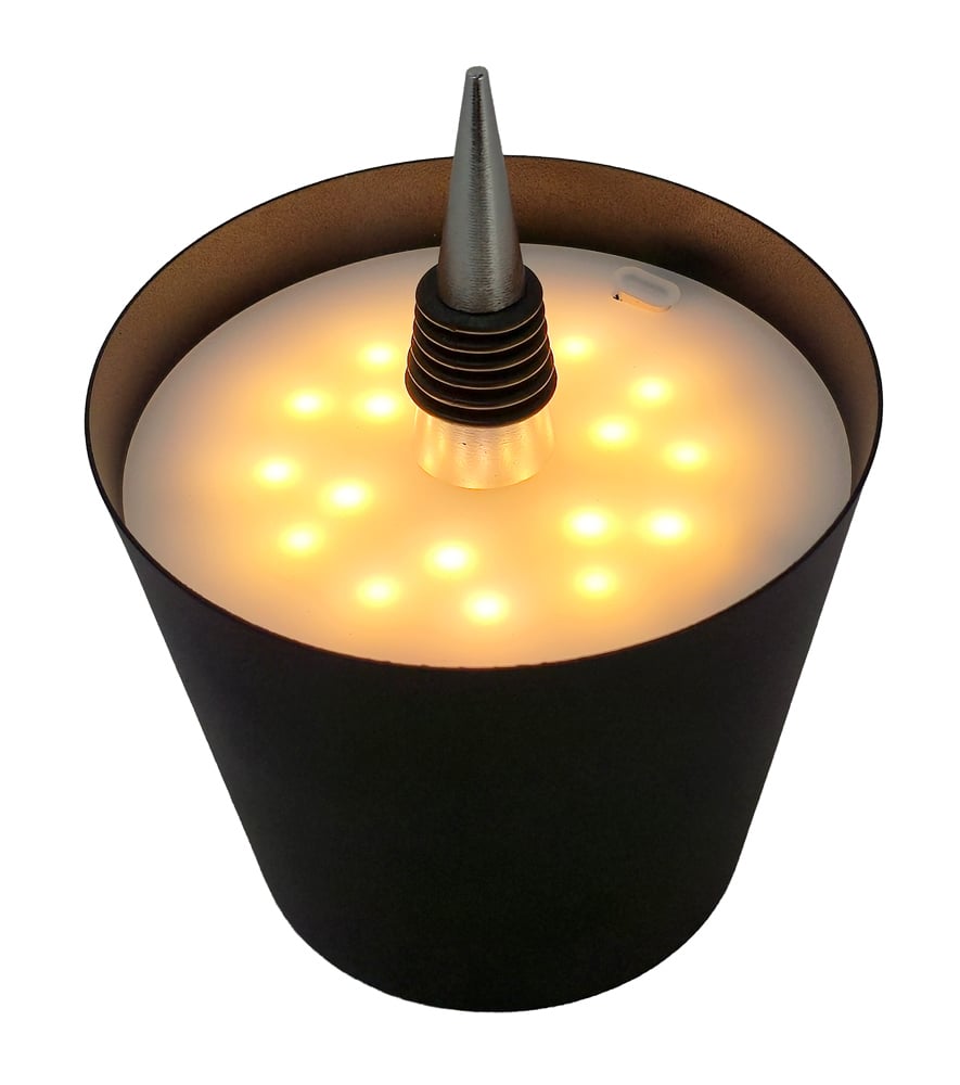 POWERTECH φωτιστικό LED για μπουκάλι HLL-0197 ρυθμιζόμενο επαναφορτιζόμενο μαύρο - Image 4