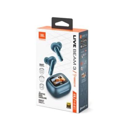 JBL Live Beam 3 TWS Ασύρματα Ενδοαυτιακά Ακουστικά, Μπλε, EU
