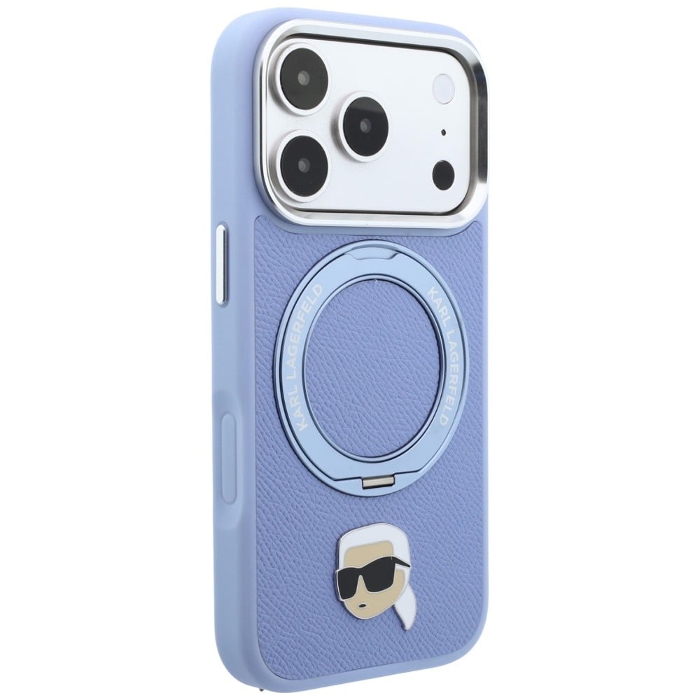 Karl Lagerfeld Karl Lagerfeld με Ring Stand 360 Karl Head Pin MagSafe - θήκη για Apple iPhone 18 Pro / 17 - Μπλε - Image 4