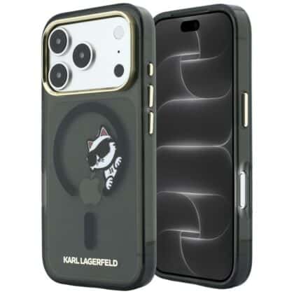 Karl Lagerfeld Peekaboo Logo MagSafe - θήκη για Apple iPhone 18 Pro Max / 17 Pro Max - Μαύρο