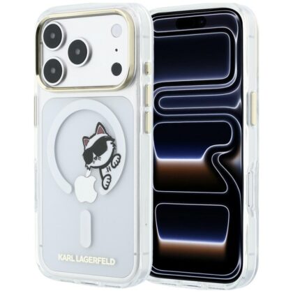 Karl Lagerfeld Peekaboo Logo MagSafe - θήκη για Apple iPhone 18 Pro Max / 17 Pro Max - Διάφανο