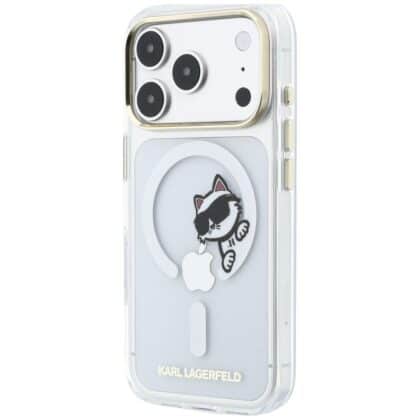 Διάφανη θήκη Karl Lagerfeld Peekaboo Logo MagSafe για iPhone 18 Pro Max
