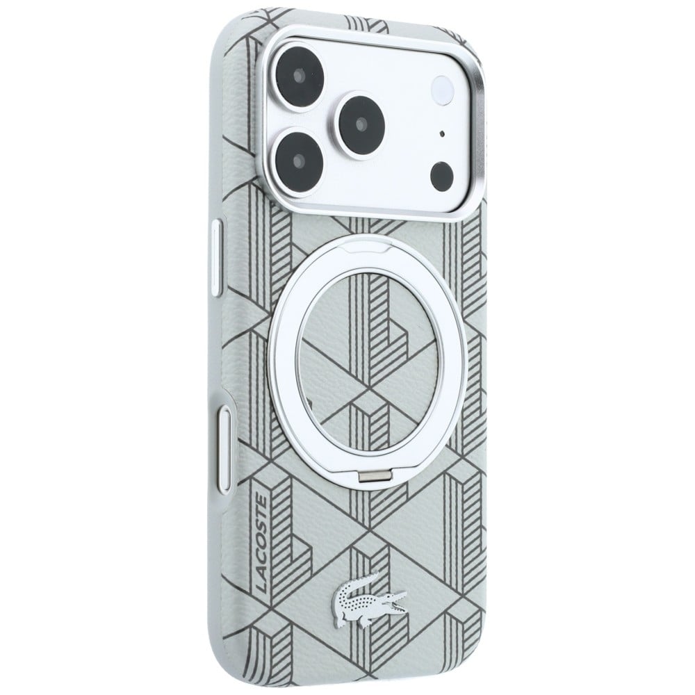 Θήκη Lacoste Blend με βάση δακτυλίου MagSafe για iPhone 18 Pro / 17 Pro γκρι - Image 4