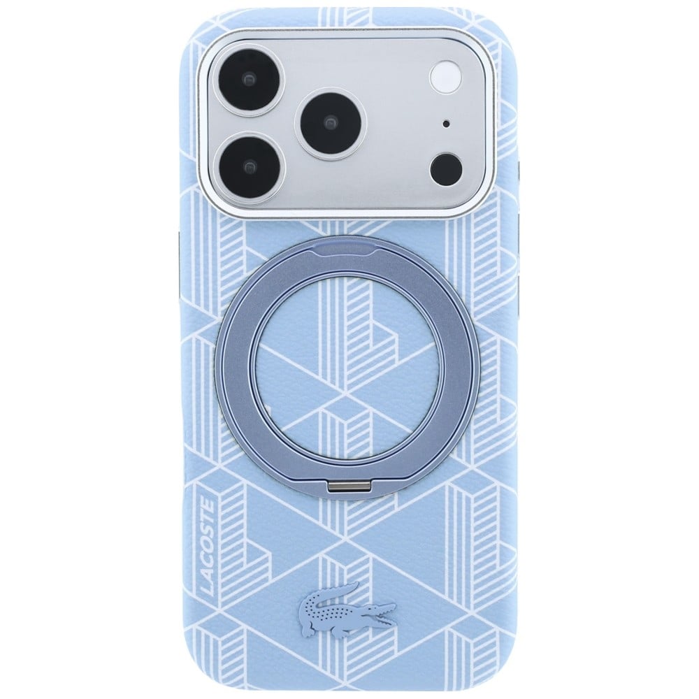 Θήκη Lacoste Blend με Ring Stand MagSafe για iPhone 18 Pro / 17 Pro μπλε - Image 3