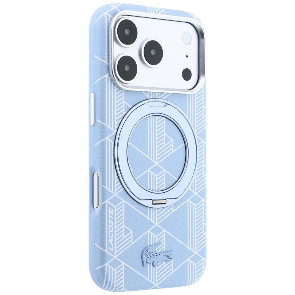 Θήκη Lacoste Blend με βάση δακτυλίου MagSafe για iPhone 18 Pro Max / 17 Pro Max μπλε - Image 4