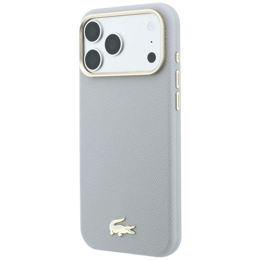 Θήκη Lacoste Champs Elysees Embossed MagSafe για iPhone 18 Pro / 17 Pro γκρι - Image 2