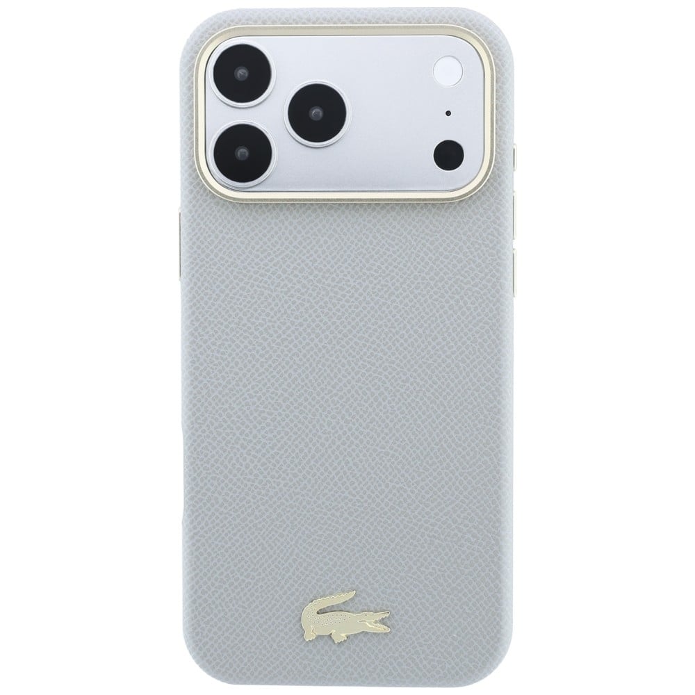 Θήκη Lacoste Champs Elysees Embossed MagSafe για iPhone 18 Pro Max / 17 Pro Max γκρι - Image 3