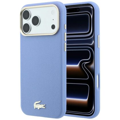 Lacoste Champs Elysees Embossed MagSafe - θήκη για Apple iPhone 18 Pro / 17 Pro - Μπλε