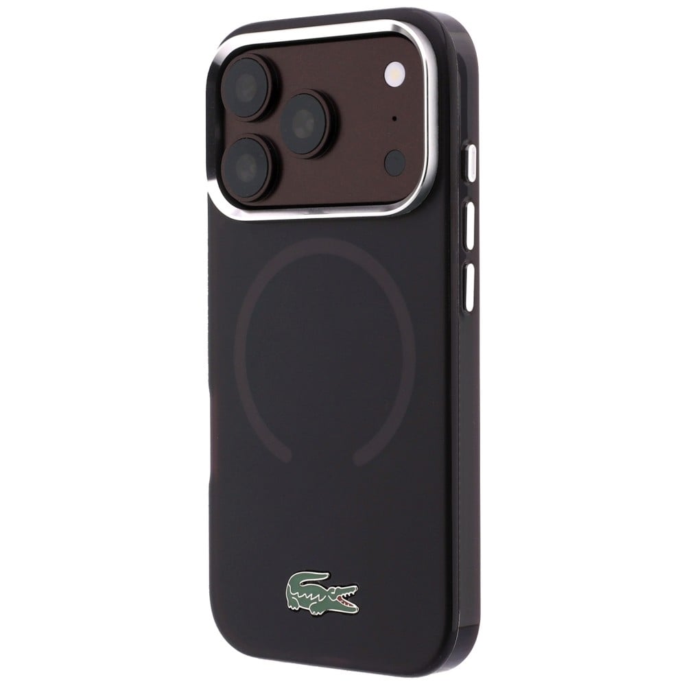Lacoste IML Frosted Laquer Logo MagSafe Θήκη για iPhone 18 Pro / 17 Pro Μπορντό - Image 2