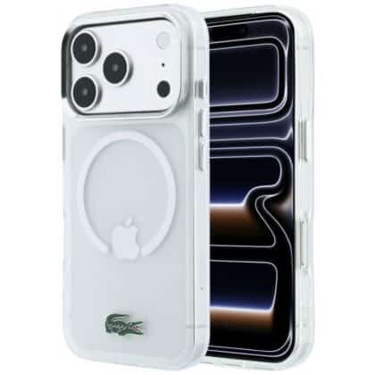 Lacoste IML Frosted Laquer Logo - θήκη για Apple iPhone 18 Pro / 17 Pro - Διάφανο